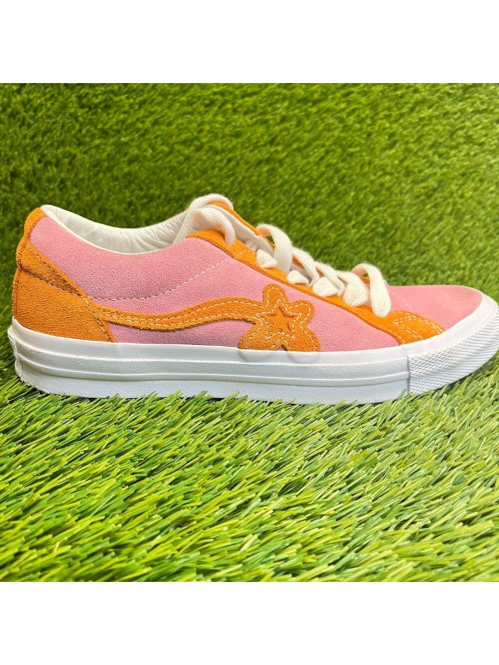 Converse One Star Ox Tyler the Creator Women Size 7 Pink Athletic Shoes Sneakers